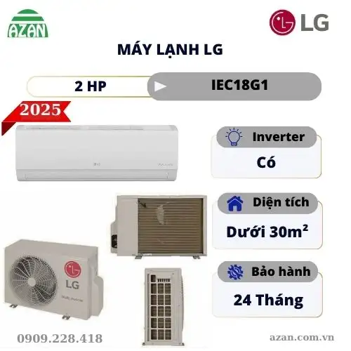 Máy lạnh LG Inverter 2HP IEC18G1