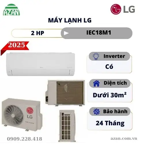 Máy lạnh LG Inverter 2HP IEC18M1