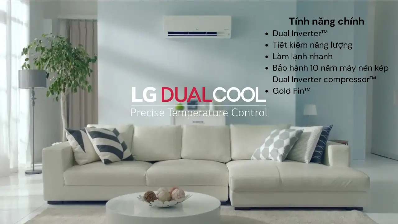 Máy lạnh LG Inverter IEC-M1 2025