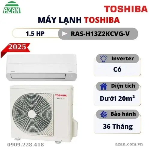 Máy lạnh Toshiba Inverter 1.5HP RAS-H13Z2KCVG-V