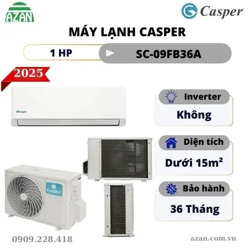 Máy lạnh Casper 1HP SC-09FB36A