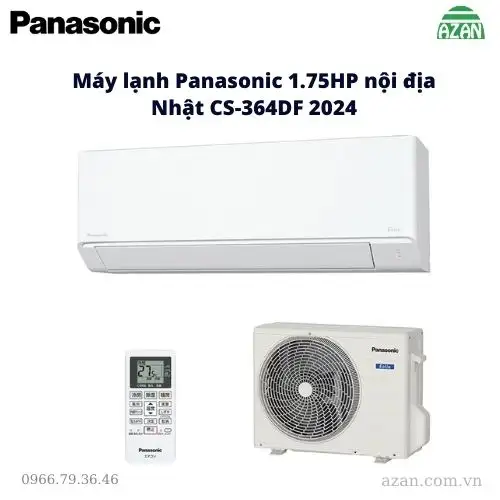 Máy lạnh Panasonic 1.75HP nội địa Nhật CS-364DFL 2024