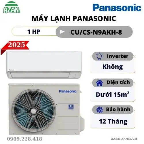 Máy lạnh Panasonic 1HP CU/CS-N9AKH-8
