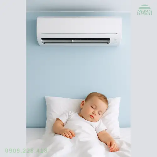 Điều hòa cho phòng có trẻ nhỏ – Ưu tiên tính năng nào?