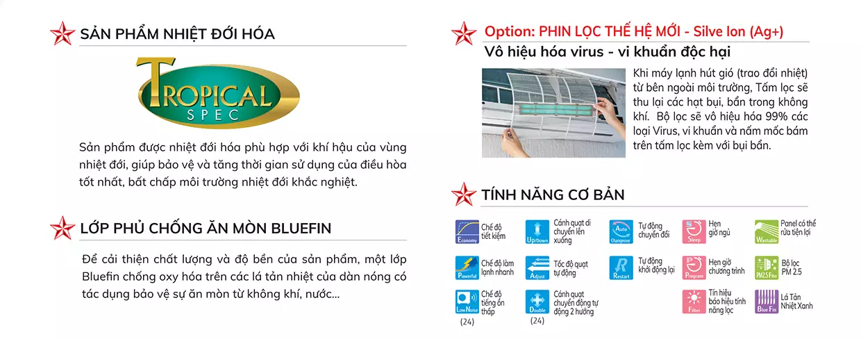 Máy lạnh Fujitsu Inverter 1HP ASAG09CPTA-V