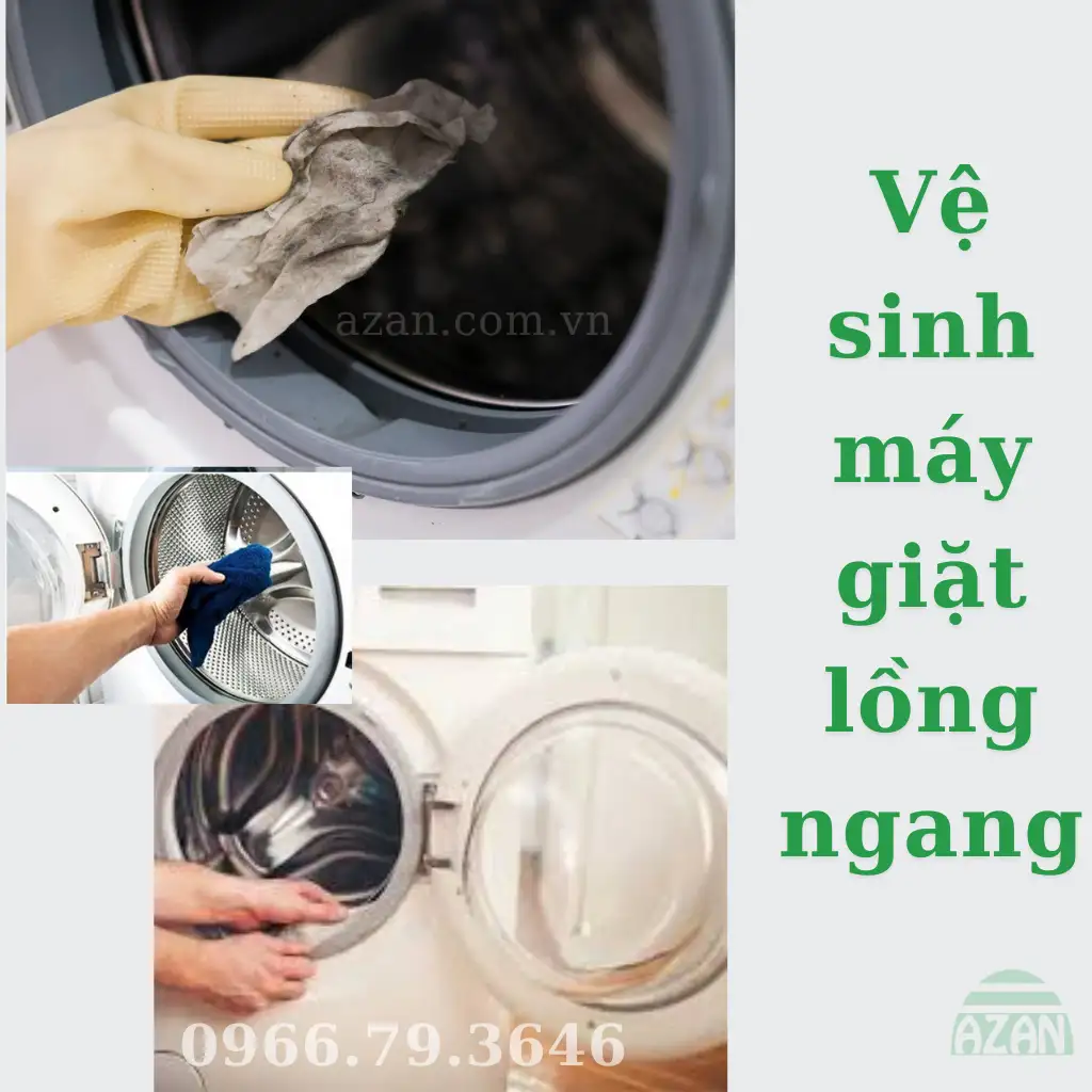 Vệ sinh máy giặt cửa ngang