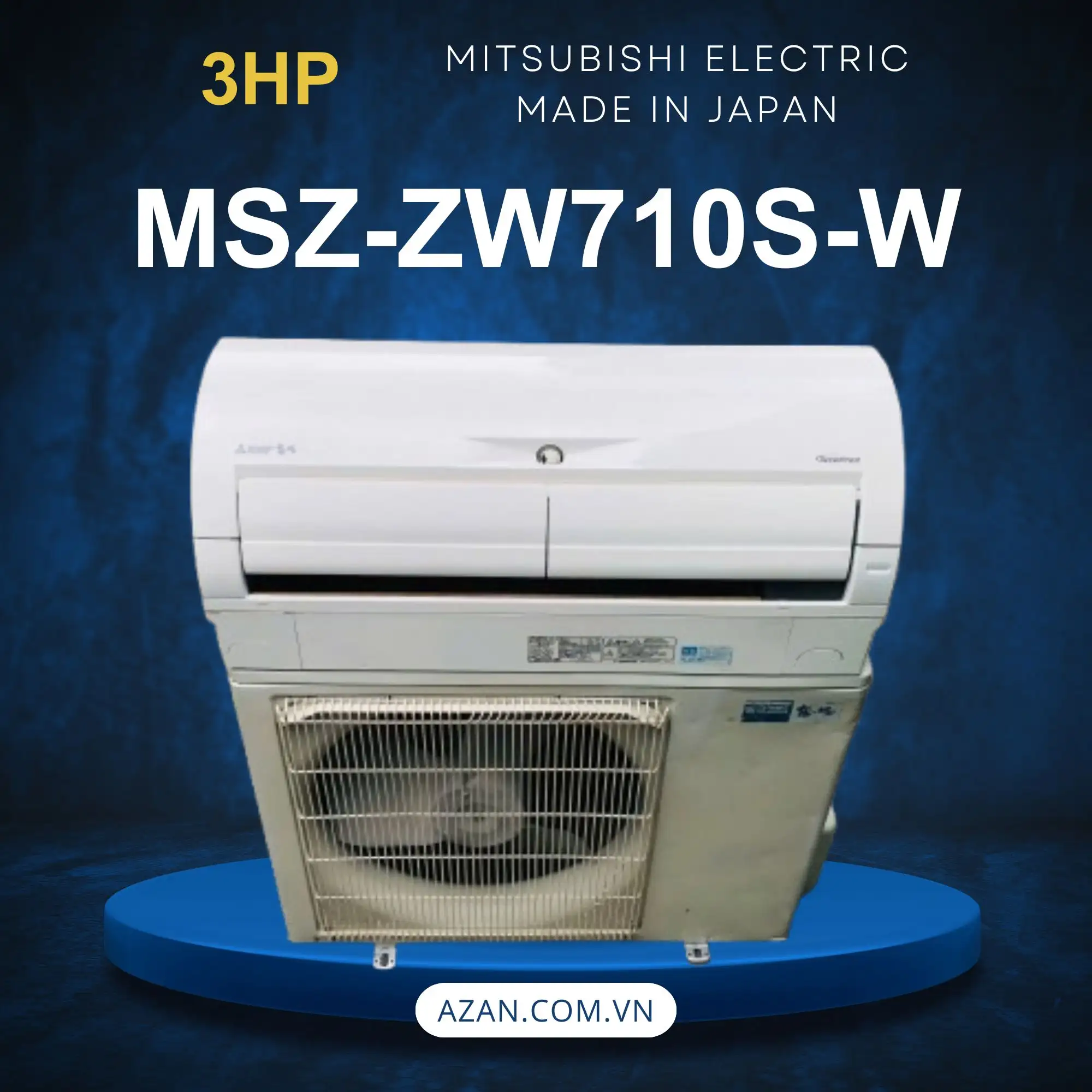 Máy lạnh Mitsubishi nội địa Nhật 3HP MSZ-ZW710S-W