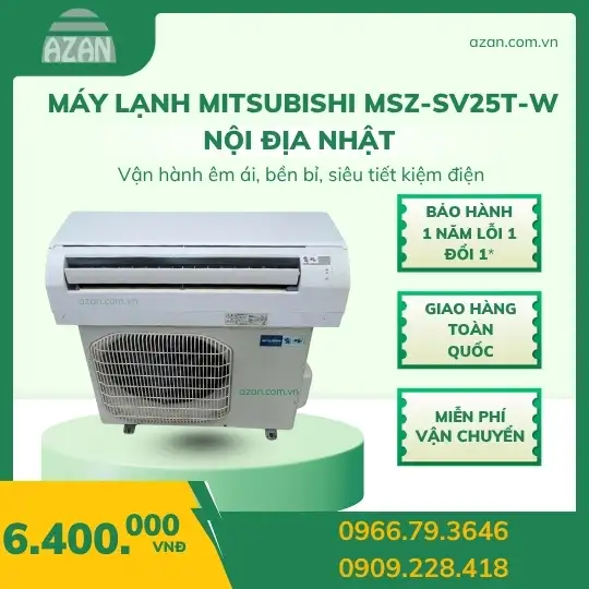 Máy lạnh Mitsubishi MSZ-SV25T-W nội địa Nhật
