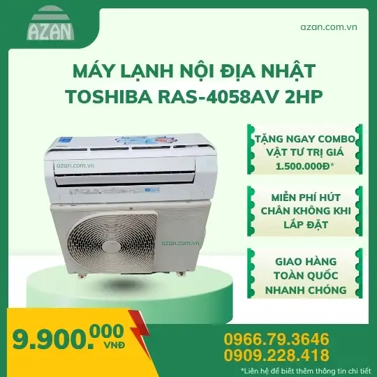 Máy lạnh Toshiba nội địa Nhật RAS-4058AV 2HP