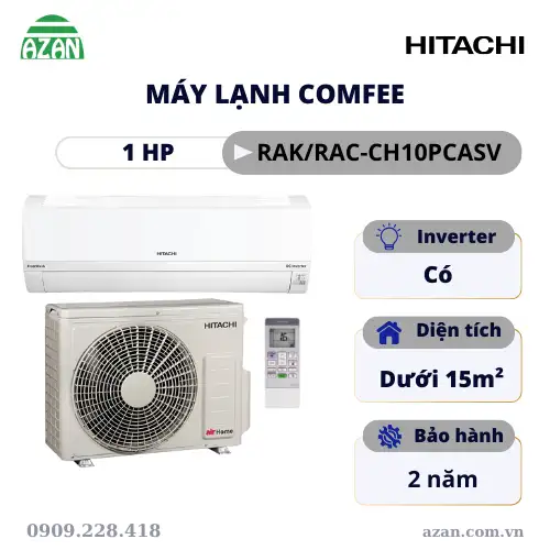 Máy lạnh Hitachi Inverter 1HP RAK/RAC-CH10PCASV