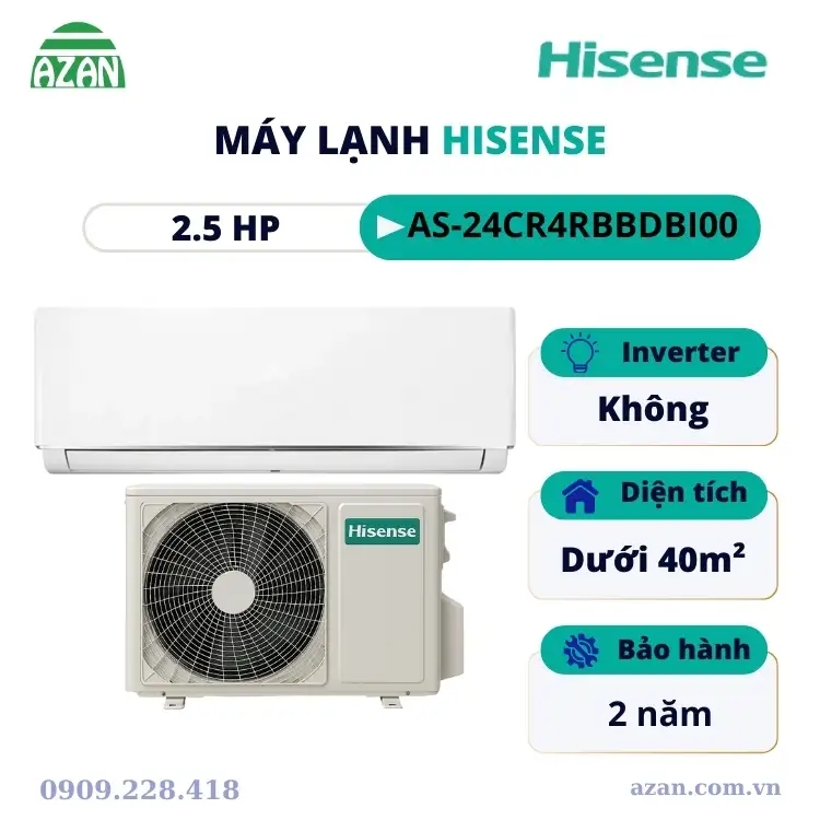Máy lạnh Hisense 2.5HP AS-24CR4RBBDBI00