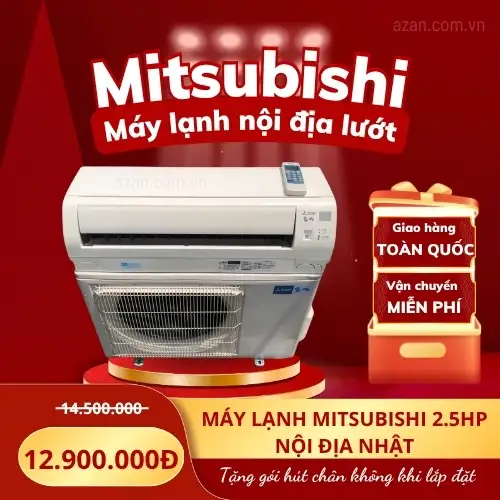 Máy lạnh Mitsubishi nội địa Nhật 2.5HP MSZ-GE5619S-W