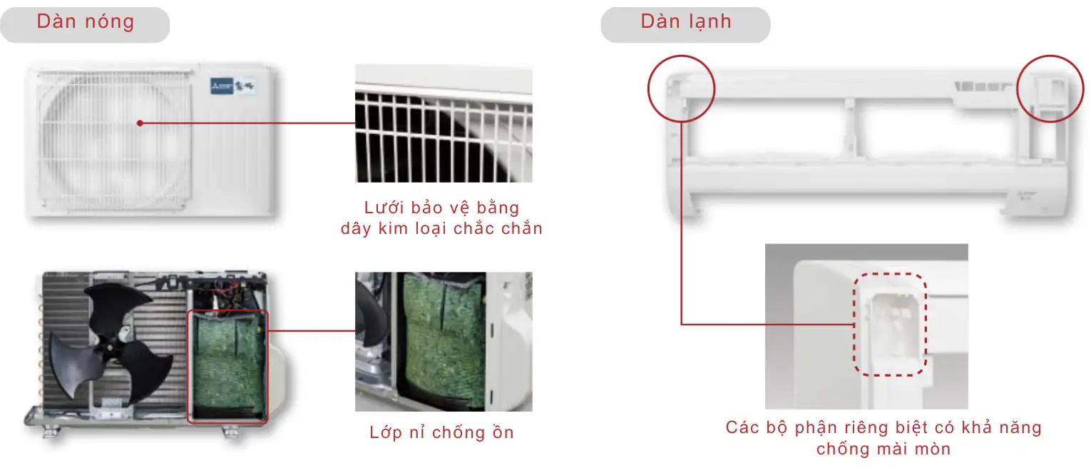 Vì là sản phẩm dùng lâu dài, nên được thiết kế chú trọng đến độ bền