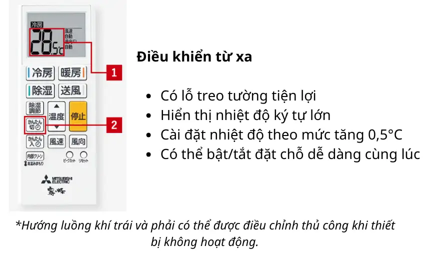 Máy lạnh Mitsubishi nội địa Nhật MSZ-GV5625S-W 2.5HP 11 Remote dòng sản phẩm GV series 2025 Mitsubishi nội địa Nhật