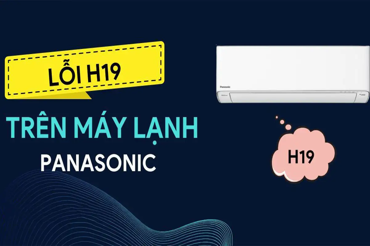 Lỗi H19 máy lạnh Panasonic là lỗi quạt khối trong nhà hoạt động bất thường (tăng hoặc giảm tốc độ bất thường). Nếu cảm biến vòng quay thông báo tốc độ quạt vượt ngoài phạm vi cho phép (50 rpm ~ 2550 rpm) trong 10 giây, bộ xử lý sẽ ngắt quạt và khởi động lại sau 25 giây. Khi hiện tượng lặp lại 7 lần thì máy sẽ báo lỗi H19.