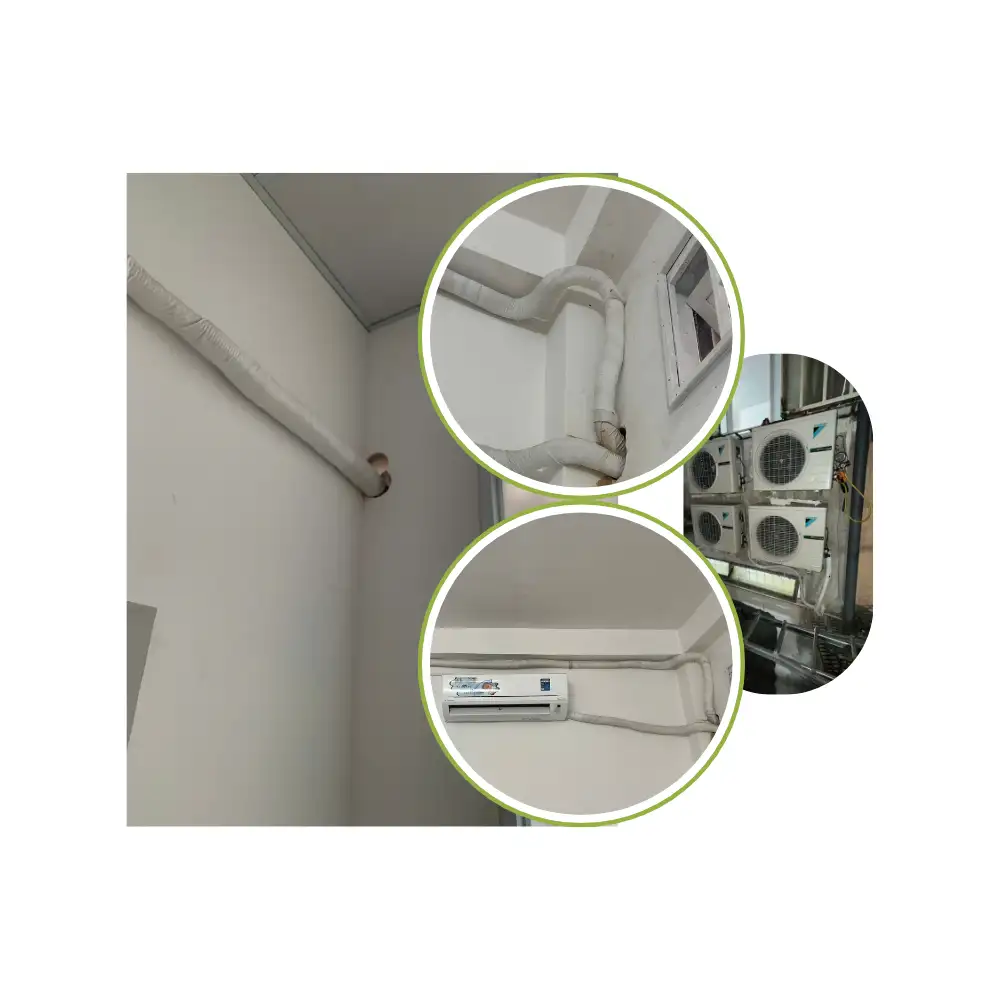 Thi công lắp đặt 6 bộ máy lạnh Daikin nội địa Nhật