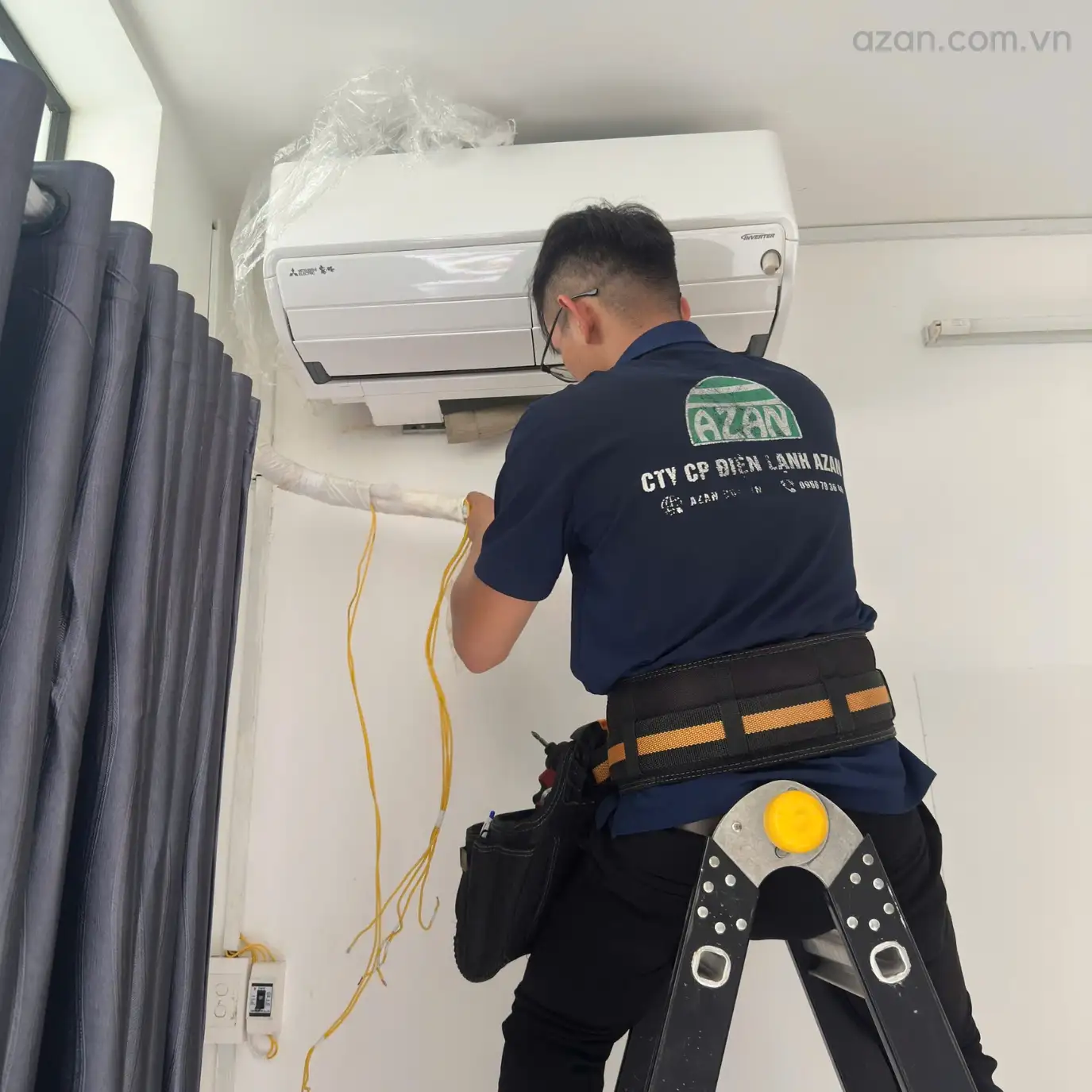 Lắp đặt máy lạnh Mitsubishi nội địa Nhật trọn gói