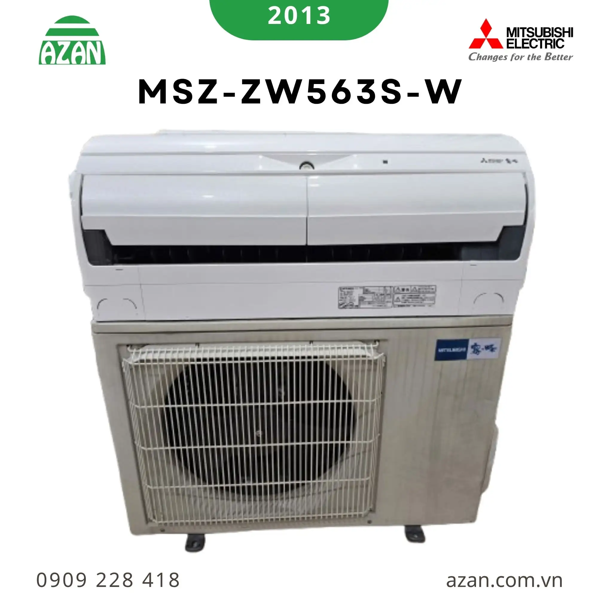 Máy lạnh Mitsubishi 2.5HP nội địa Nhật MSZ-ZW563S-W